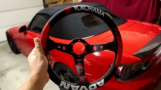 Limited Edition Vertex x Yokohama Advan steering wheel! 1 of 200!