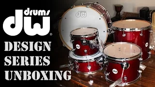 DW Design Series Drum Kit Unboxing