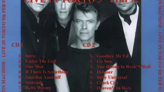 David Bowie Tin Machine NHK Hall Tokyo feb 5 1992 ( audio )