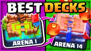 BEST DECKS for EVERY ARENA in Clash Royale 2021! (Part 1)