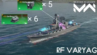 RF Varyag - with Oerlikon HEL and Helios Laser AirDefense - Modern Warships