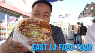 East Los Angeles Food Tour  | feat. MR. BIGGS | Chicharrones, Carnitas, Tortas, Cactus Tacos + More!