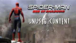 Spider-Man Web Of Shadows - Unused Content