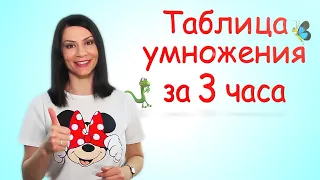 Таблица умножения. Круто! 😉👌 с онлайн тренажером