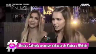 ¡Polémica! Alesia y Gabriela se burlaron por baile de Korina y Michela