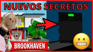 TODOS LOS SECRETOS de la nueva actualización de Brookhaven roblox *donde está la caja fuerte*