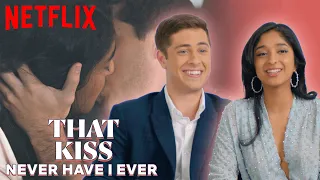 Maitreyi and Jaren Break Down Their Kiss in Never Have I Ever | Netflix