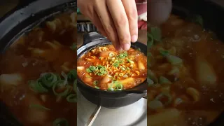 Rabokki I've never eaten | 20sec cooking | クリーミーラッポギ #shorts #cooking #asmr