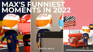 Max Verstappen Funny Moments (2022 Season Remix) | Formula 1 Animated Comedy