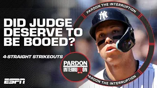 Yankee fans boo Aaron Judge after hitless game 👀 'A motivational tool?' - Tony Kornheiser | PTI