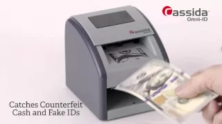 Cassida InstaCheck™ counterfeit detector POS OF AMERICA