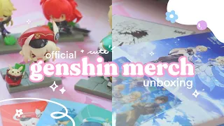 🍬 unboxing a bit of cute genshin impact merch | official items + a lil’ something extra ✦