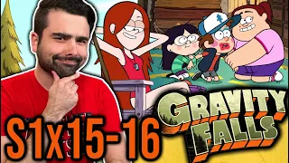 THE DEEP END! Gravity Falls Episode 15-16 REACTION! CARPET DIEM