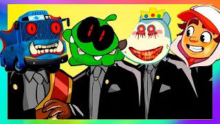 Om Nom.EXE & Tayo the little bus.EXE & Wolfoo.EXE & Subway Surfers - Coffin Dance (COVER) Meme