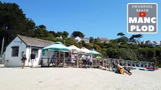 Swanpool Beach, Falmouth, Cornwall [4K60fps]