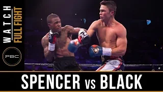 Spencer vs Black FULL FIGHT: June 23, 2019 - PBC on FOX