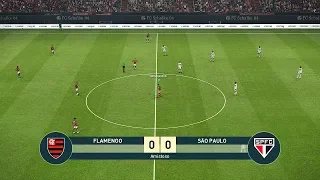 PES 2019 - FLAMENGO vs SÃO PAULO - TESTANDO A DEMO (Primeiras Impressões)