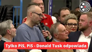 Tylko PiS, PiS, tyle razy słyszałem o PiSie - Donald Tusk odpowiada