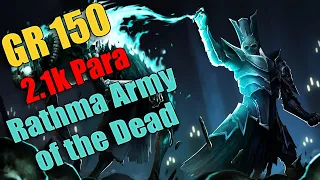 Diablo 3 Season 28 - Rathma Army of the Dead Necromancer GR150 (2.1k Paragon)