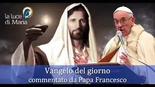 Il Vangelo di oggi Domenica 19 Maggio dal Vangelo secondo Giovanni commentato dal Papa