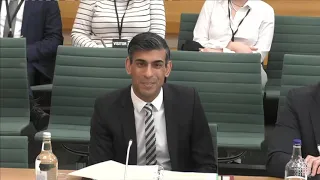 Treasury Committee - Rishi Sunak MP, Chancellor of the Exchequer