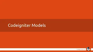 06 - Codeigniter Basic Concepts | Models | Malayalam, മലയാളം