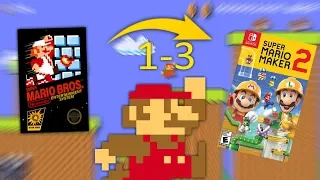 Recreating SMB 1-3 in Super Mario Maker 2!