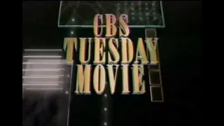 CBS Tuesday Movie intro and bumpers December 25, 1990