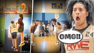 I SNUCK INTO THE MOST INSANE AAU BASKETBALL GAME!
