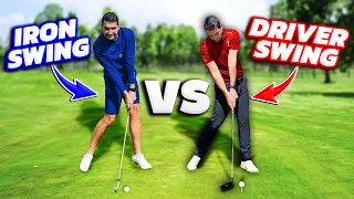 UNDERSTANDING PRESSURE In the Golf Swing for Driver Swing vs Iron Swing (The Difference is HUGE)