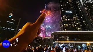 NEW YEAR'S EVE IN DUBAI WITH THE BURJ KHALIFA FIREWORKS 🎆 WELCOMING 2022 || TRAVEL VLOGS UAE