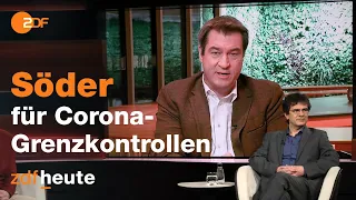 Markus Söder verteidigt Grenzkontrollen | Markus Lanz vom 11. Februar 2021