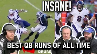 NFL Best QB Runs of All Time REACTION!! | OFFICE BLOKES REACT!!