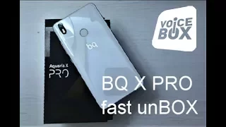 BQ Aquaris X PRO fast UnBox