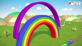 Educational Cartoon -LEARN COLORS -Colored Caterpillar -Learn to count from 1 to 10 -Ollie the train