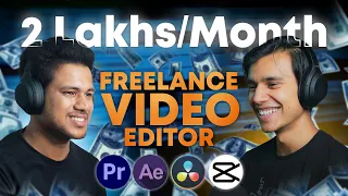 How he Went from Rs. 300 to 2 Lakhs per Month as a Freelance Video Editor Ft. @Themraadul