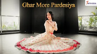 Ghar More Pardesiya | Sitting Choreography | Alia Bhatt | Madhuri Dixit | Natya Social