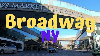 Broadway NY *New York City* NYC Drive thru 4K Travel Video