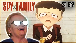 Grandma Reacts to Spy x Family Episode 19 | A REVENGE PLOT AGAINST DESMOND |GRANIME