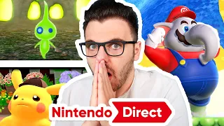 Nintendo Direct : New Mario, Pokémon DLC, News Zelda TOTK, Pikmin 4 😍