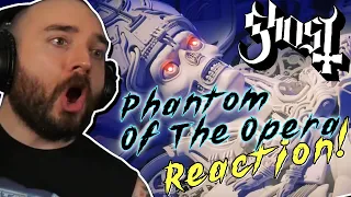 GHOST COVERING IRON MAIDEN?? Ghost - Phantom Of The Opera (Official Audio) reaction!