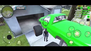 Black Hole Rope Hero Vice Vegas - Ambulance Monster Truck at Train Station - Android Gameplay
