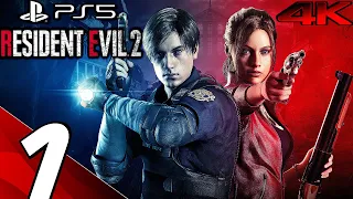 Resident Evil 2 (PS5) - Leon Gameplay Walkthrough Part 1 - Prologue (4K 60FPS)