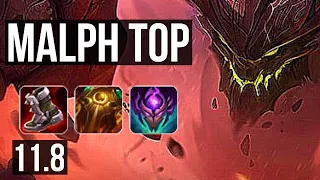 MALPHITE vs NASUS (TOP) (DEFEAT) | 3/2/15, 400+ games | KR Diamond | v11.8