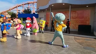 nickelodeon land character's at blackpool pleasure beach #fun  #blackpoolpleasurebeach #nickelodeon