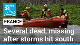 Several dead in southern France after violent storms flood bridges • FRANCE 24 English