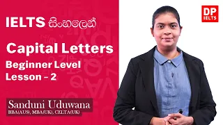 Beginner Level (Grammar) - Lesson 2 | Capital Letters | IELTS in Sinhala | IELTS Exam