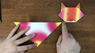 How to make an Origami Fox or Cat