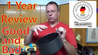 Michelangelo Kitchen Pots and Pans 1 Year Review & Channel News and Updates