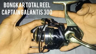 Reel captain galantis metal body & material saltwater sistem || di jamin gk bakal rugi🔥